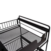 Expert Homewares 2 Tier Stainless Steel Kitchen Storage Organiser