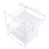 Expert Homewares 2 Tier Stainless Steel Kitchen Storage Organiser