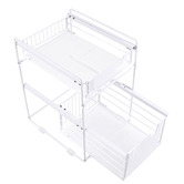 Expert Homewares 2 Tier Stainless Steel Kitchen Storage Organiser
