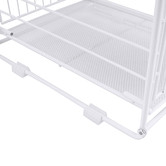 Expert Homewares 2 Tier Stainless Steel Kitchen Storage Organiser
