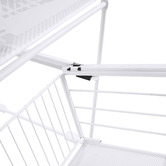 Expert Homewares 2 Tier Stainless Steel Kitchen Storage Organiser