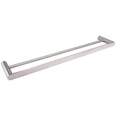 Expert Homewares Rumia Double Bar Stainless Steel Towel Rail