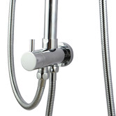 Expert Homewares Finn Round Thin Twin Rail Shower