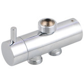 Expert Homewares Finn Round Thin Twin Rail Shower