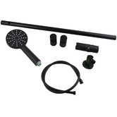 Expert Homewares Colby Matte Black Rail Shower