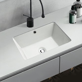Expert Homewares Cambridge Rectangular Undermount Ceramic Basin