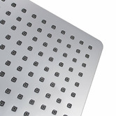 Expert Homewares Ace Chrome Square Twin Shower
