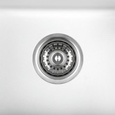 Expert Homewares White Granite Kitchen &amp; Laundry Single Sink Bowl