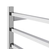 Expert Homewares Ottimo Square 620 x 674mm 6 Bar Plush Heated Towel Rail