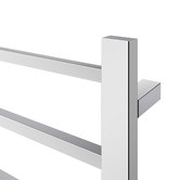 Expert Homewares Ottimo Square 620 x 674mm 6 Bar Plush Heated Towel Rail