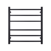 Expert Homewares Ottimo Square 620 x 674mm 6 Bar Plush Heated Towel Rail