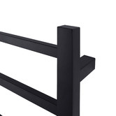 Expert Homewares Ottimo Square 620 x 674mm 6 Bar Plush Heated Towel Rail