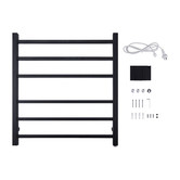 Expert Homewares Ottimo Square 620 x 674mm 6 Bar Plush Heated Towel Rail