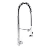 Expert Homewares Tall Spring Pull-Out Kitchen Sink Mixer Tap