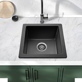 Expert Homewares 420mm Single Granite Kitchen Sink