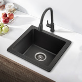 Expert Homewares 420mm Single Granite Kitchen Sink