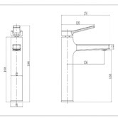 Expert Homewares Ephine Basin Mixer