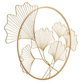 Expert Homewares Gold Leaf Iron Wall Accent