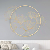 Expert Homewares Gold Leaf Iron Wall Accent