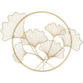 Expert Homewares Gold Leaf Iron Wall Accent