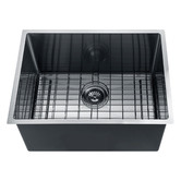Expert Homewares Tephra 600mm Stainless Steel Single Kitchen Sink &amp; Accessories Package