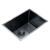 Expert Homewares Tephra 600mm Stainless Steel Single Kitchen Sink &amp; Accessories Package
