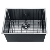 Expert Homewares Deema 600mm Single Stainless Steel Kitchen Sink &amp; Accessories Package