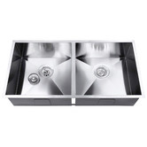 Expert Homewares Pinebee 860mm Double Stainless Steel Kitchen Sink