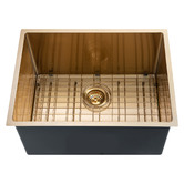 Expert Homewares Tephra 600mm Stainless Steel Single Kitchen Sink &amp; Accessories Package