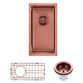 Expert Homewares Ehecati 250mm Single Stainless Steel Kitchen Sink &amp; Accessories Package