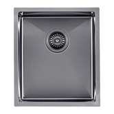 Expert Homewares Cadmus 390mm Single Stainless Steel Kitchen Sink &amp; Accessories Package