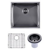 Expert Homewares Circinus 500mm Single Stainless Steel Kitchen Sink &amp; Accessories Package