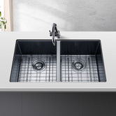 Expert Homewares Seatrew 770mm Double Stainless Steel Kitchen Sink &amp; Accessories Package