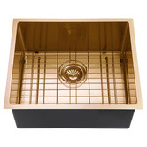 Expert Homewares Circinus 500mm Single Stainless Steel Kitchen Sink &amp; Accessories Package