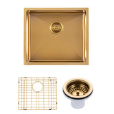 Expert Homewares Scylla 510mm Single Stainless Steel Kitchen Sink &amp; Accessories Package