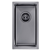 Expert Homewares Ehecati 250mm Single Stainless Steel Kitchen Sink &amp; Accessories Package