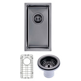 Expert Homewares Ehecati 250mm Single Stainless Steel Kitchen Sink &amp; Accessories Package
