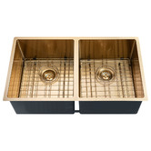 Expert Homewares Seatrew 770mm Double Stainless Steel Kitchen Sink &amp; Accessories Package