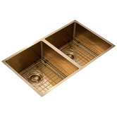 Expert Homewares Seatrew 770mm Double Stainless Steel Kitchen Sink &amp; Accessories Package