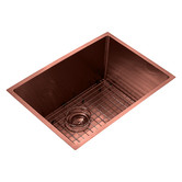 Expert Homewares Tephra 600mm Stainless Steel Single Kitchen Sink &amp; Accessories Package