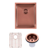 Expert Homewares Cadmus 390mm Single Stainless Steel Kitchen Sink &amp; Accessories Package