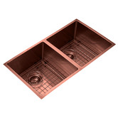 Expert Homewares Seatrew 770mm Double Stainless Steel Kitchen Sink &amp; Accessories Package