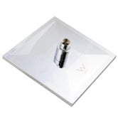 Expert Homewares Eva 200mm Chrome Stainless Steel Shower Arm &amp; Head