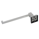 Expert Homewares Nero Chrome Stainless Steel Hand Towel Bar