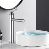 Expert Homewares Solander 300mm Tall Round Basin Mixer