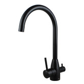 Expert Homewares Rounded Filtered Water 3 Way Swivel Sink Mixer