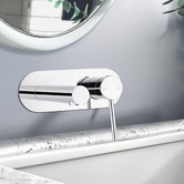 Expert Homewares Solander 210mm Straight Bath/basin Wall Mixer Set