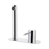 Expert Homewares Solander 210mm Straight Bath/basin Wall Mixer Set