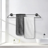 Expert Homewares Zevi 600mm Double Bar Adhesive Wall Mounted Towel Rail