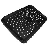 Expert Homewares Prican Black Rectangular Shower Head